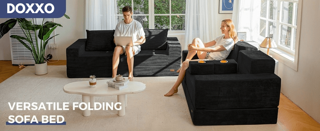 Evvo Cloud Loveseat — versatile convertible sofa bed overview